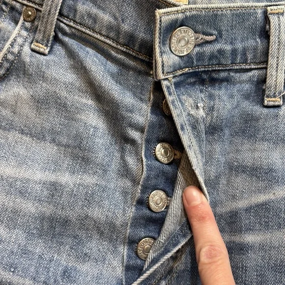 Citizens of Humanity Slouchy Fit Corey Distressed Shorts sz 27 - Picture 4 of 11